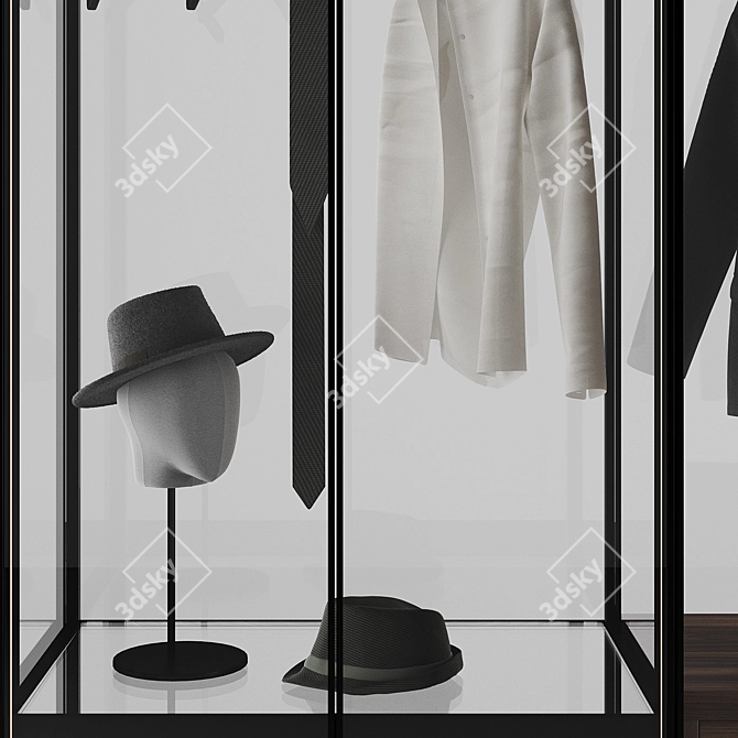 Modern 2016 Cristal Wardrobe Ensemble 3D model image 3