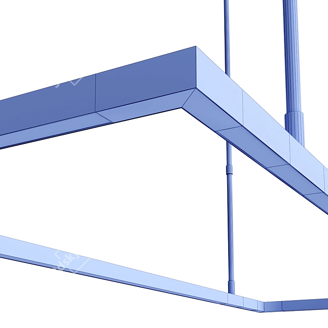  Sleek Stagger Linear Pendant 3D model image 5