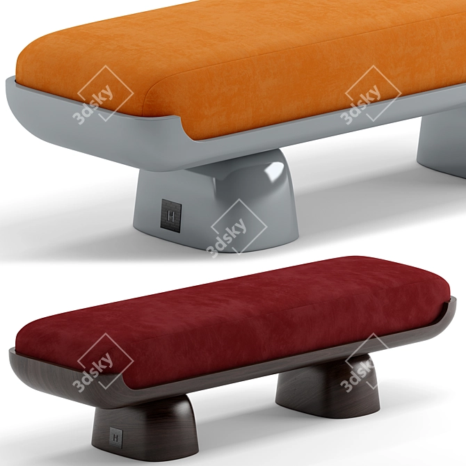 FIFIH Bench: Modern Seating Solution 3D model image 5