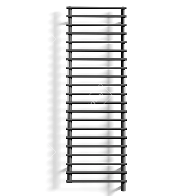  Sleek Steel Towel Radiator 3D model image 2