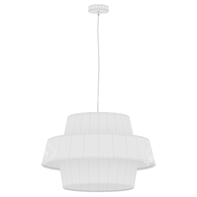 Modern Andromeda Hanging Light 3D model image 3