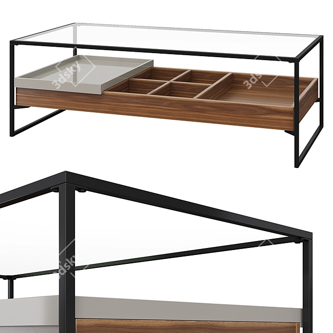Cosmorelax Sherwood Coffee Table 3D model image 1
