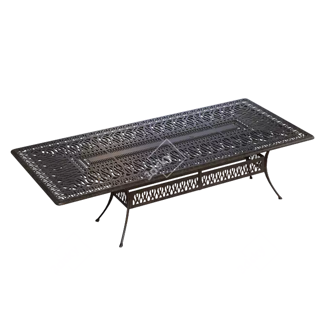 Classic Transformer Dining Table 3D model image 3