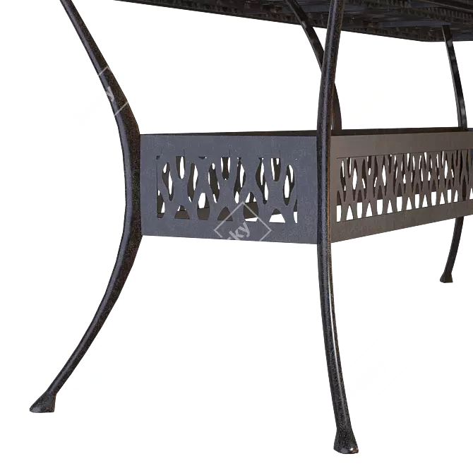 Classic Transformer Dining Table 3D model image 5