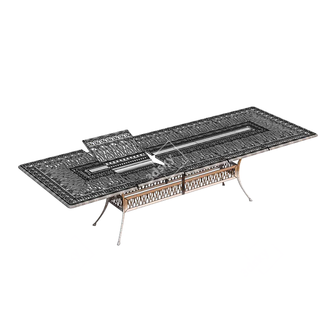Classic Transformer Dining Table 3D model image 7