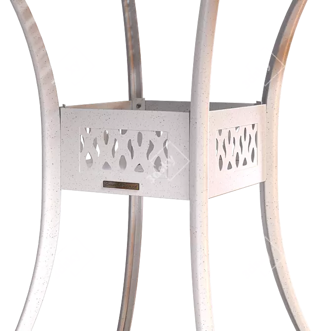 Classic Bar Table Черный, Белый 3D model image 4