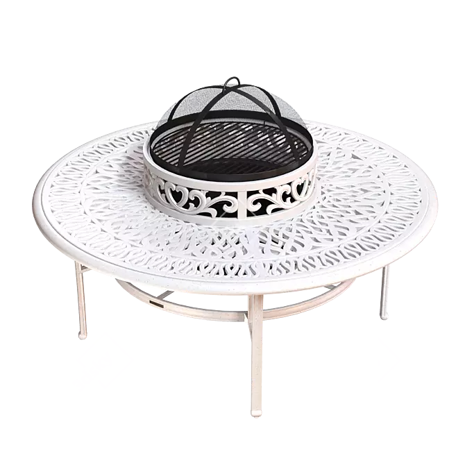 Classic Firepit Table Ø132 cm 3D model image 2