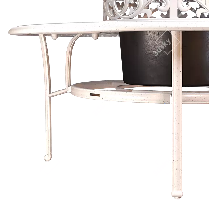 Classic Firepit Table Ø132 cm 3D model image 4