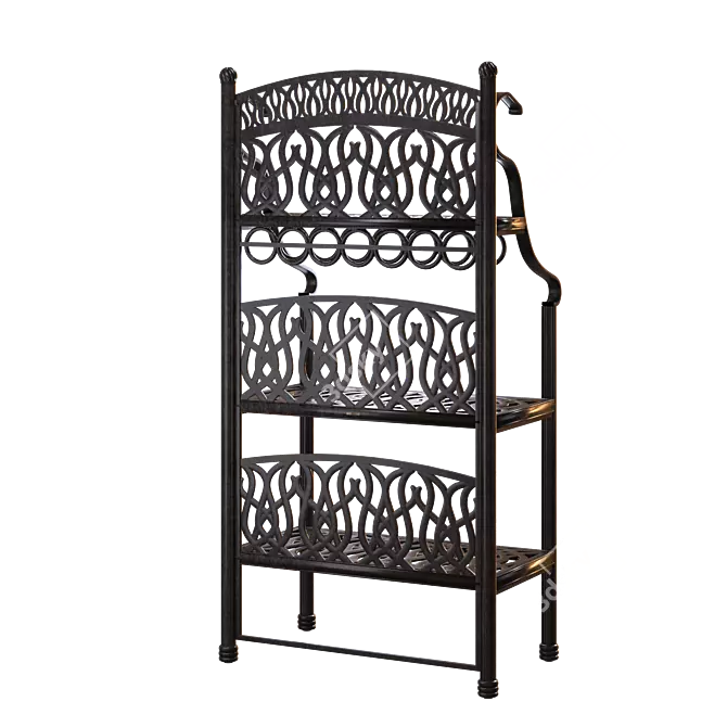 Outdoor Classic Aluminum Shelf 3D model image 3