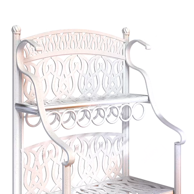 Outdoor Classic Aluminum Shelf 3D model image 5