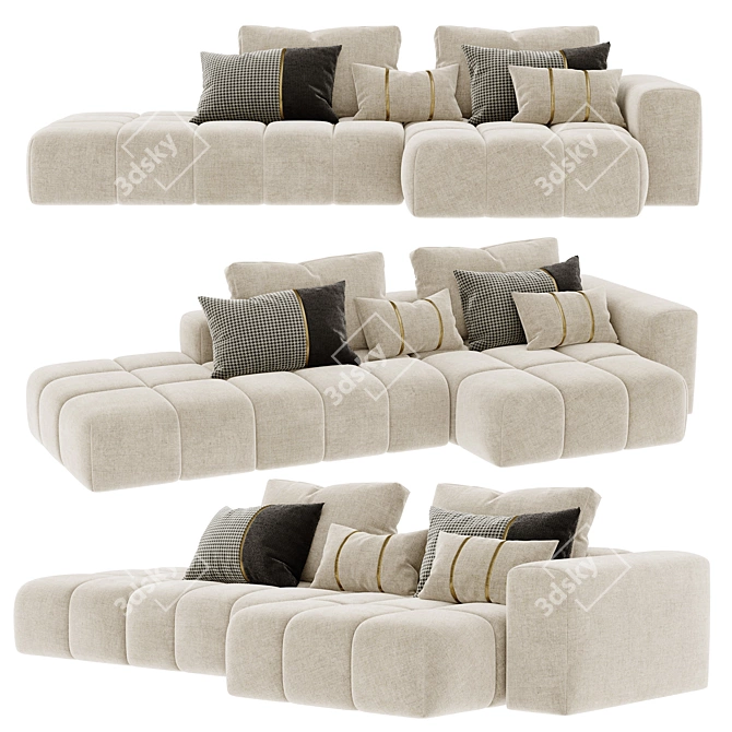 Modern Shamara Sofa - 2015 3D model image 2