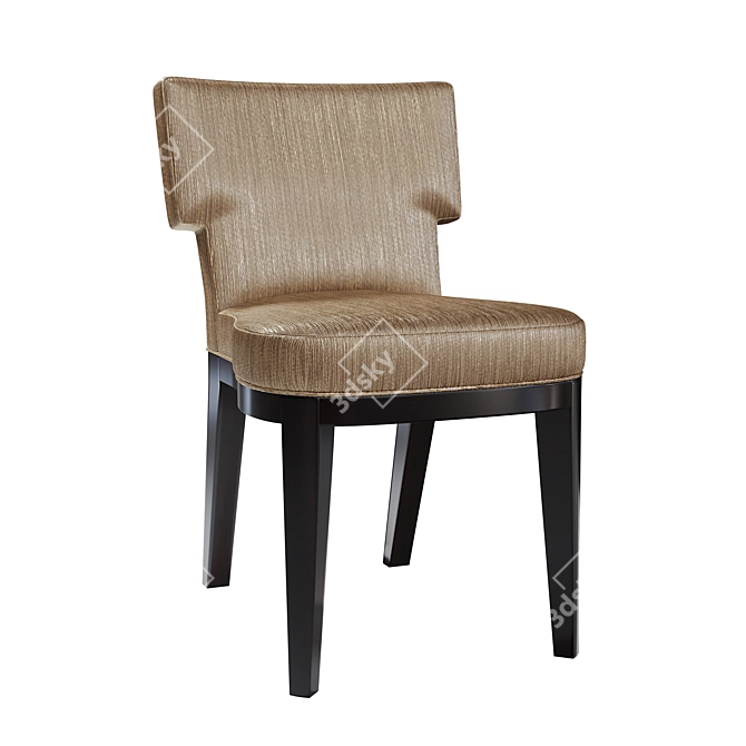 Elegant Philippe Hurel Chair Niels 3D model image 1