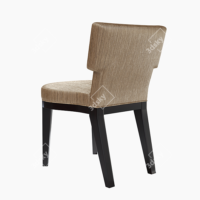 Elegant Philippe Hurel Chair Niels 3D model image 2