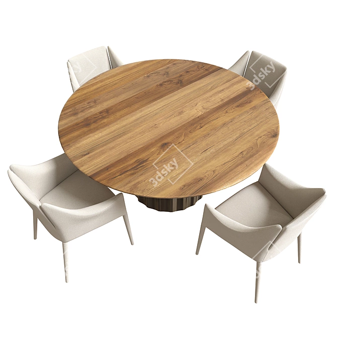 Modern Dorian Table For Stylish Dining 3D model image 3