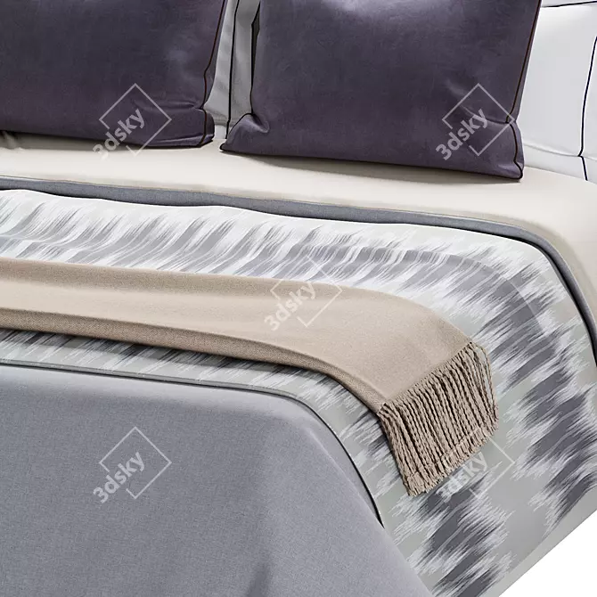 Adona Bed Set, divan.ru 3D model image 4