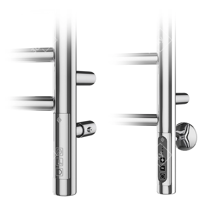 Terminus 1 Towel Warmers Set 3D model image 3