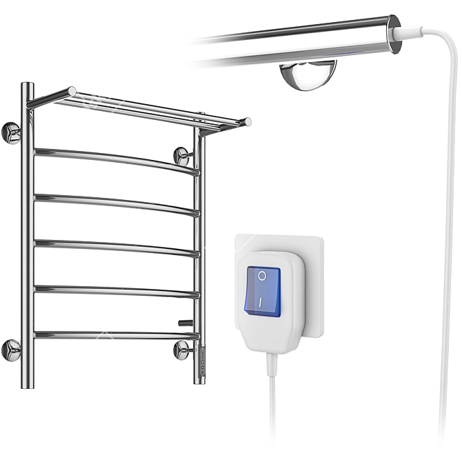 Terminus 1 Towel Warmers Set 3D model image 6
