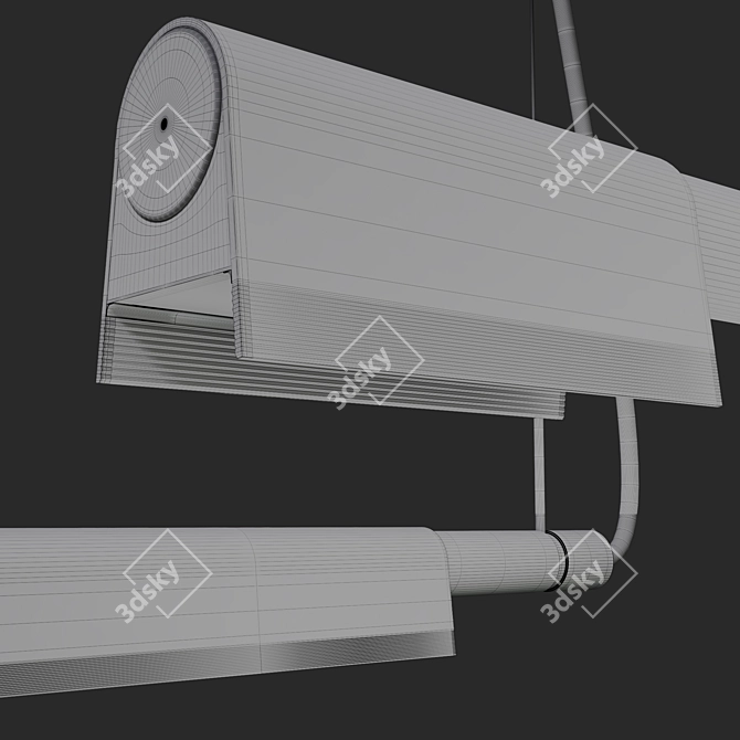 Modern Luceplan Compendium Suspension 3D model image 9