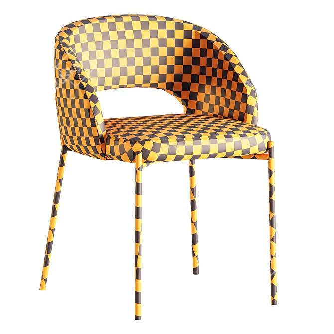Contemporary Kitchen Chair Halmar K455 3D model image 7