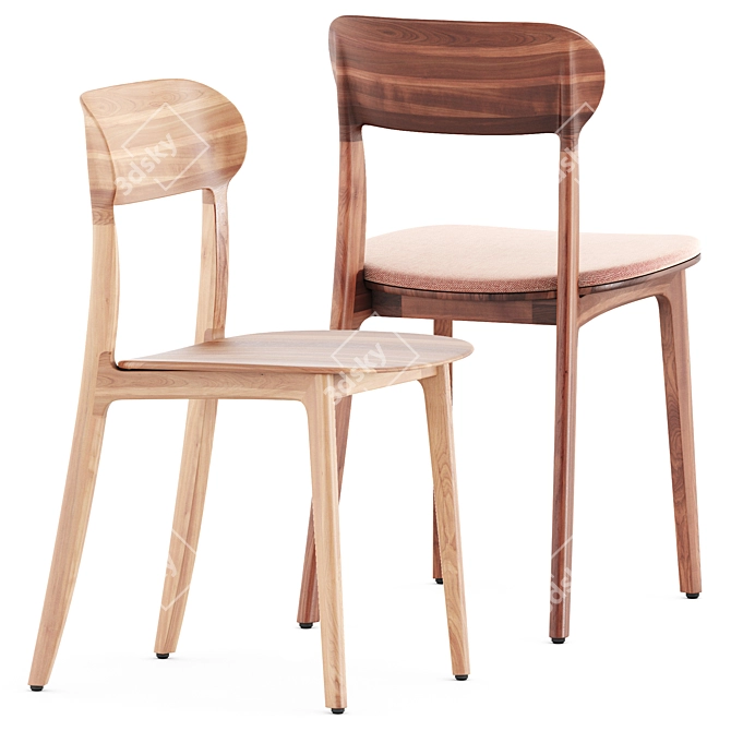 Tanka Chair by Artisan 3D model image 3