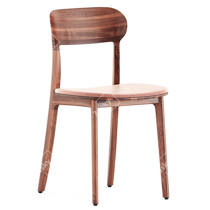 Tanka Chair by Artisan 3D model image 5