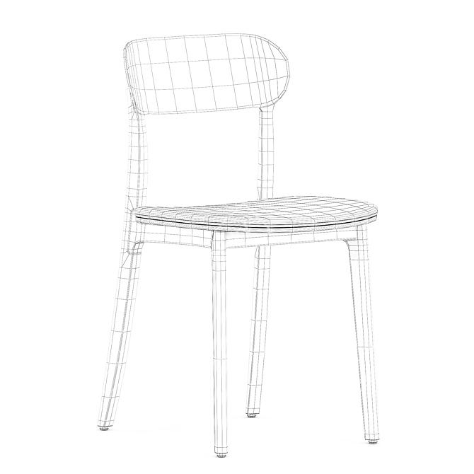 Tanka Chair by Artisan 3D model image 6