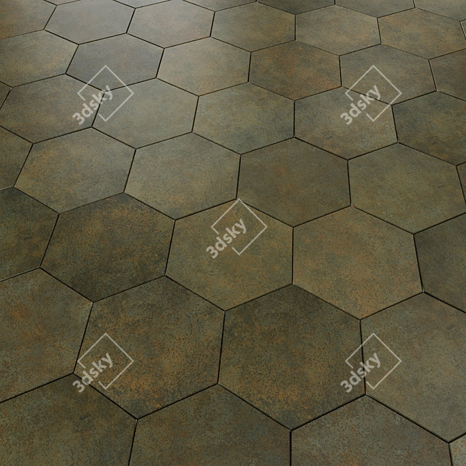 Equipe Oxide Ceramic Tiles Collection 3D model image 3