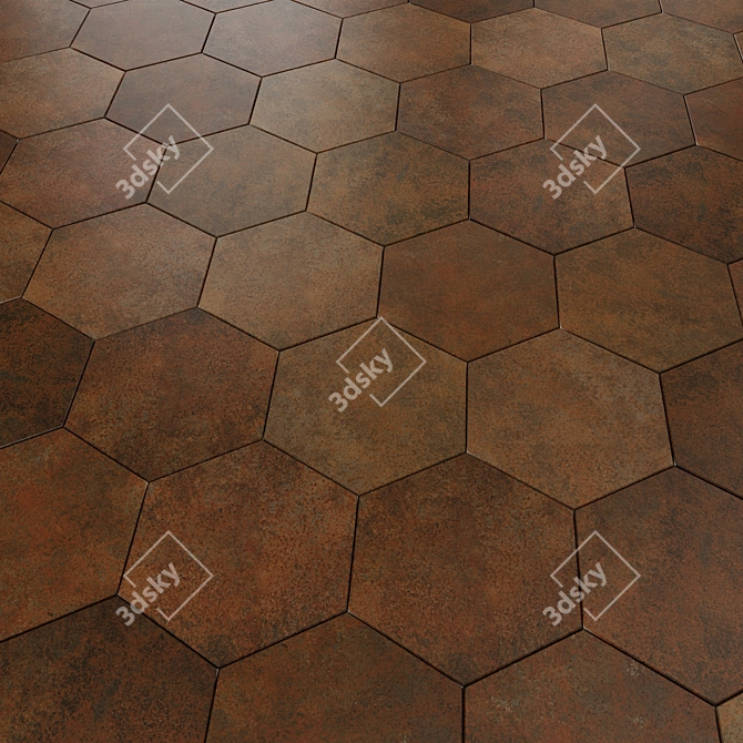 Equipe Oxide Ceramic Tiles Collection 3D model image 4