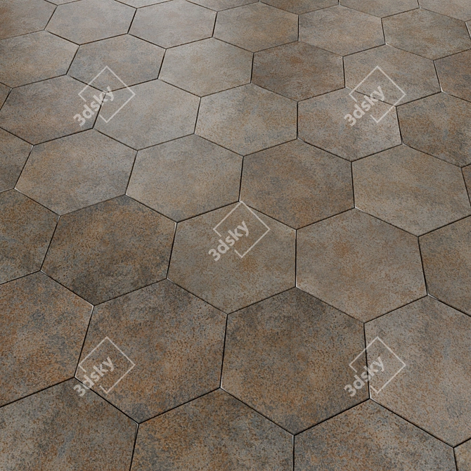 Equipe Oxide Ceramic Tiles Collection 3D model image 5