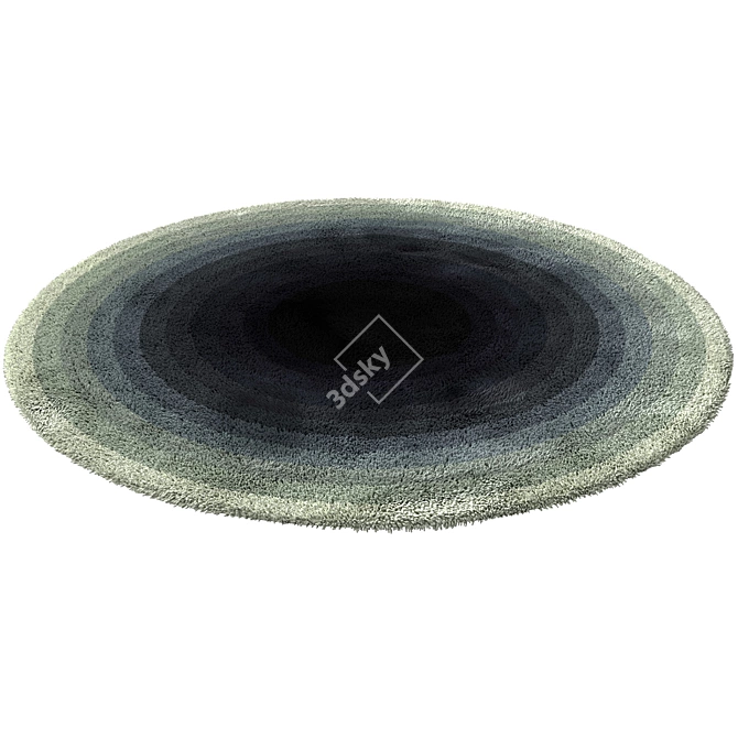  Plush Circle Rug 3D model image 2