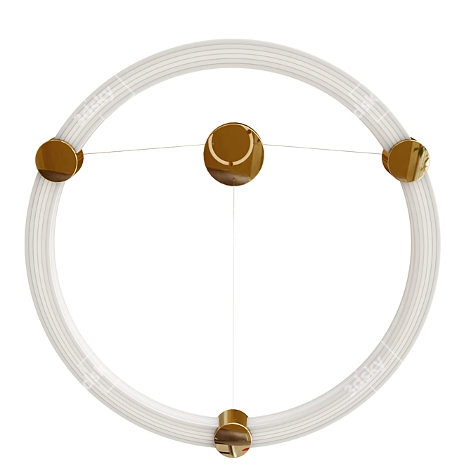 Elegant BRUNI Pendant Lighting Collection 3D model image 5