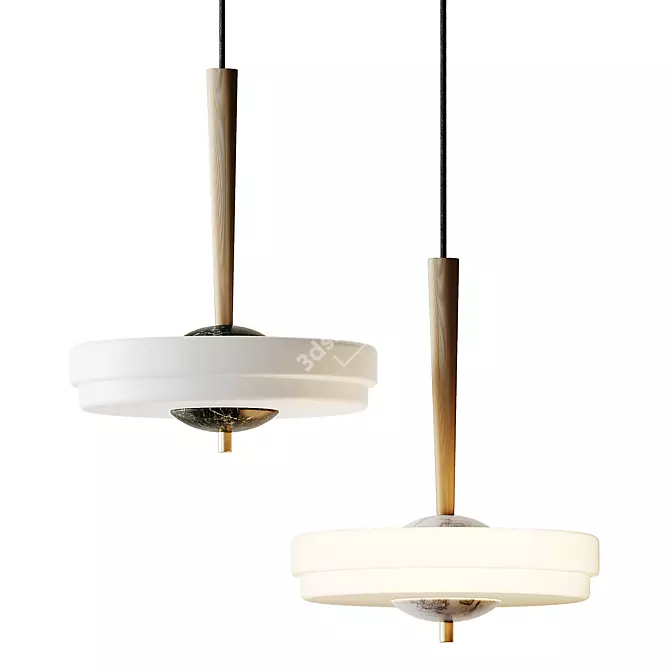 Bert Frank Trave Pendant Light 3D model image 1