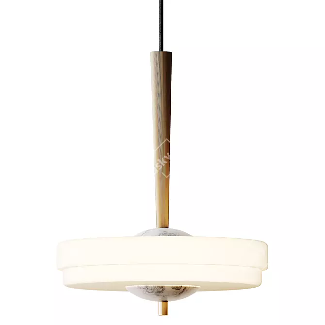 Bert Frank Trave Pendant Light 3D model image 2