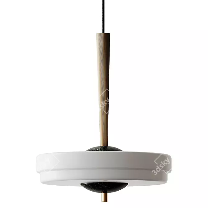 Bert Frank Trave Pendant Light 3D model image 4