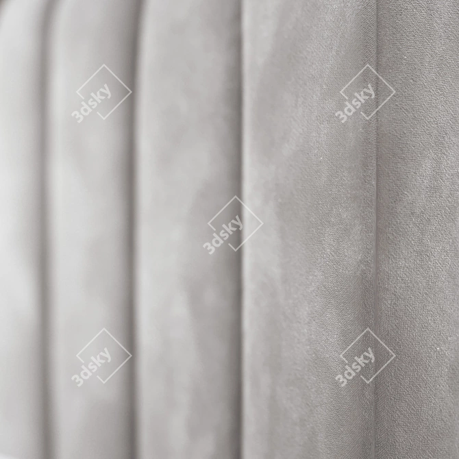 Velvet Ottoman Seis by Atmosphera 3D model image 2