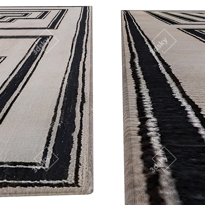 Senna Rug - Elegant Modern Accent 3D model image 2