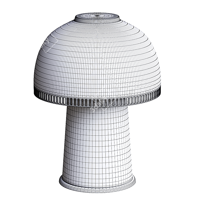 Raku SH8 Rechargeable Table Lamp 3D model image 3