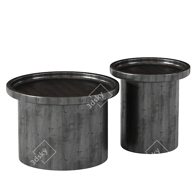 Elegant Coffee Table Montenot Cosmo 3D model image 2