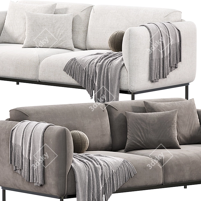 Modern ÄPPLARYD IKEA Sofa Sale 3D model image 2