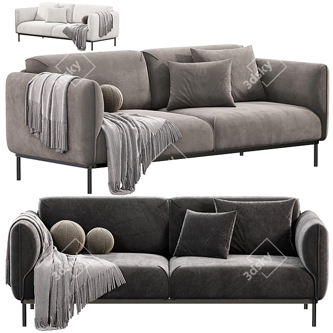 Modern ÄPPLARYD IKEA Sofa Sale 3D model image 3