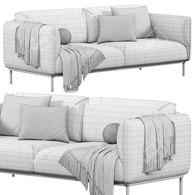 Modern ÄPPLARYD IKEA Sofa Sale 3D model image 4