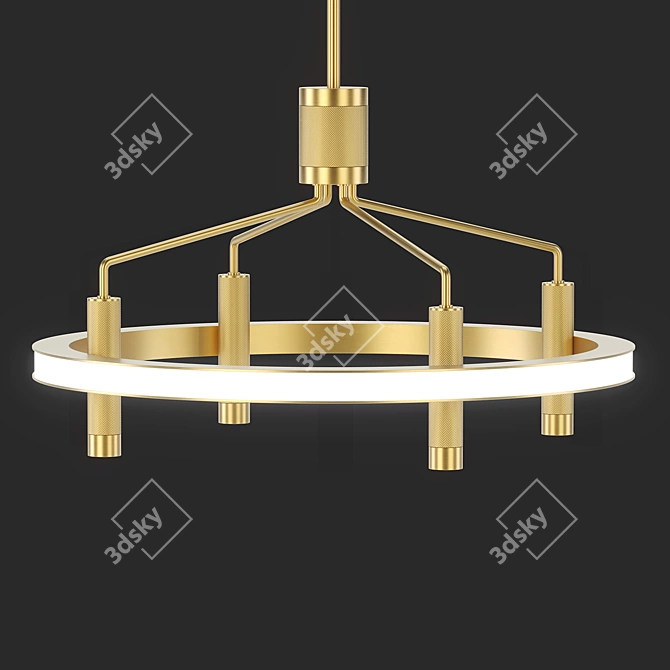 Portuguese Frato Tallin Ceiling Lamp 3D model image 1