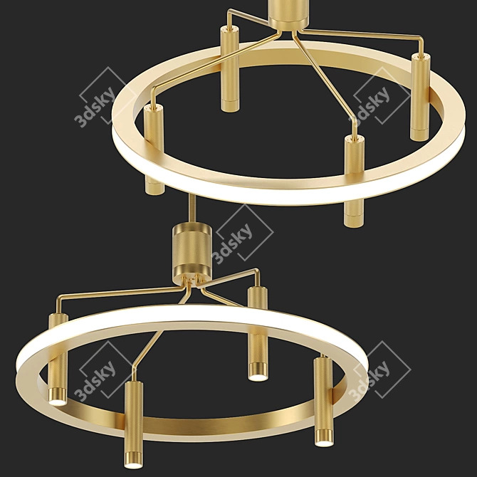 Portuguese Frato Tallin Ceiling Lamp 3D model image 3