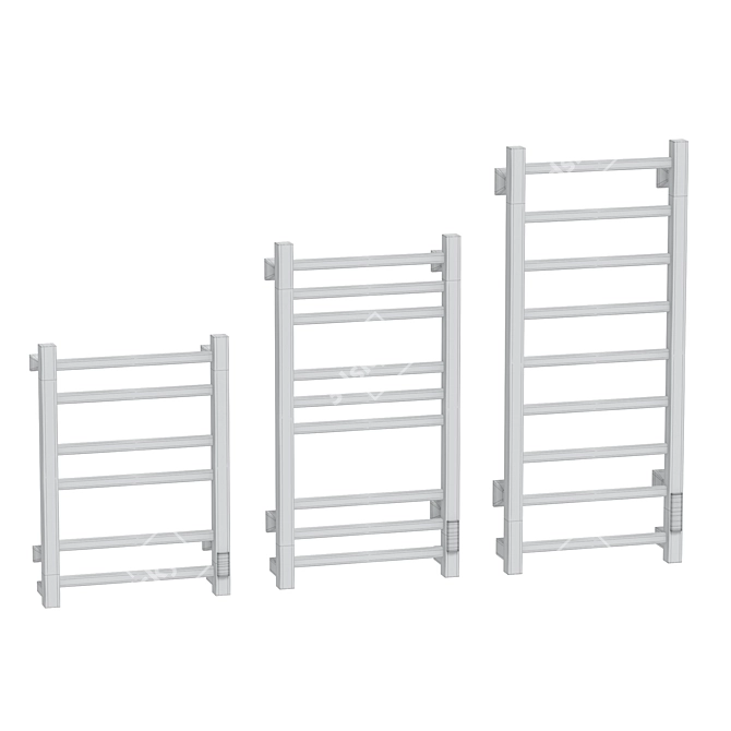 Electric Towel Warmer Penelopa White 3D model image 4
