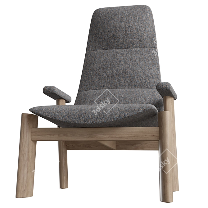 Koko High Armchair: Venture Design 3D model image 2