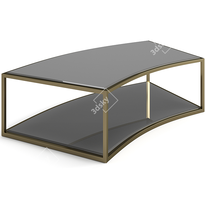 Luxence Manhattan Coffee Tables Set 3D model image 4