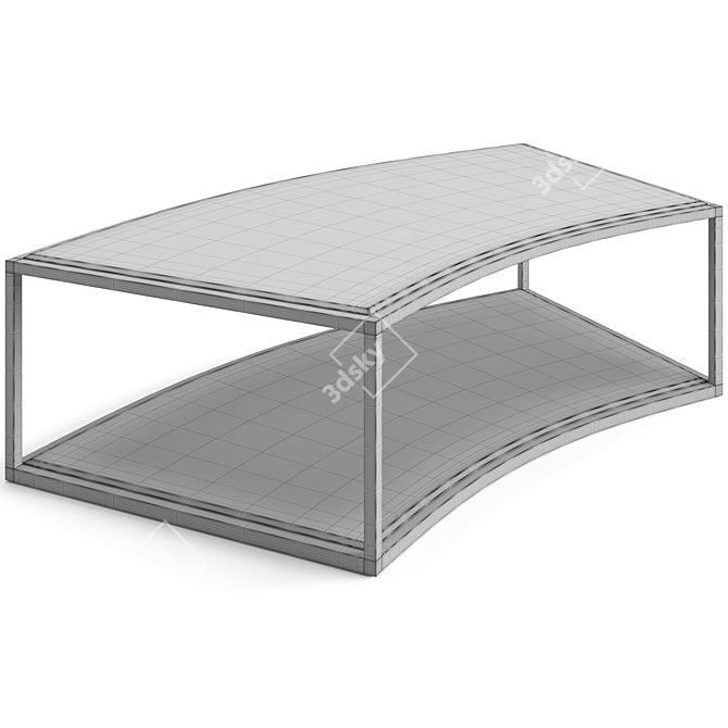 Luxence Manhattan Coffee Tables Set 3D model image 5