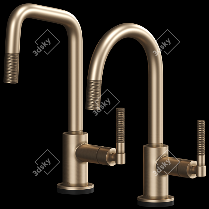 Luxury Bathroom Fixtures Collection 3D model image 3