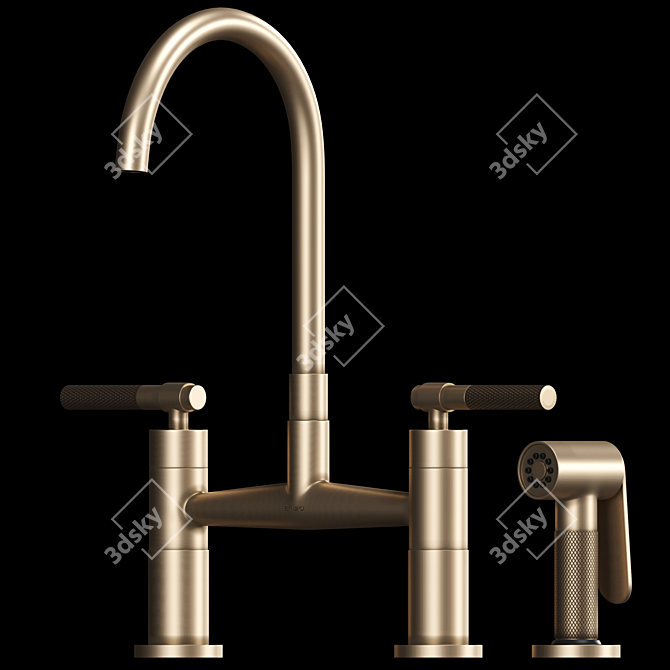 Luxury Bathroom Fixtures Collection 3D model image 5