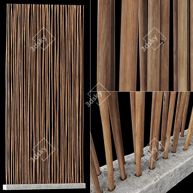  3D Model Branch Decor Kit 3D model image 1